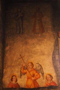 Loretokapelle Straß Wandfresko mit Engel 
